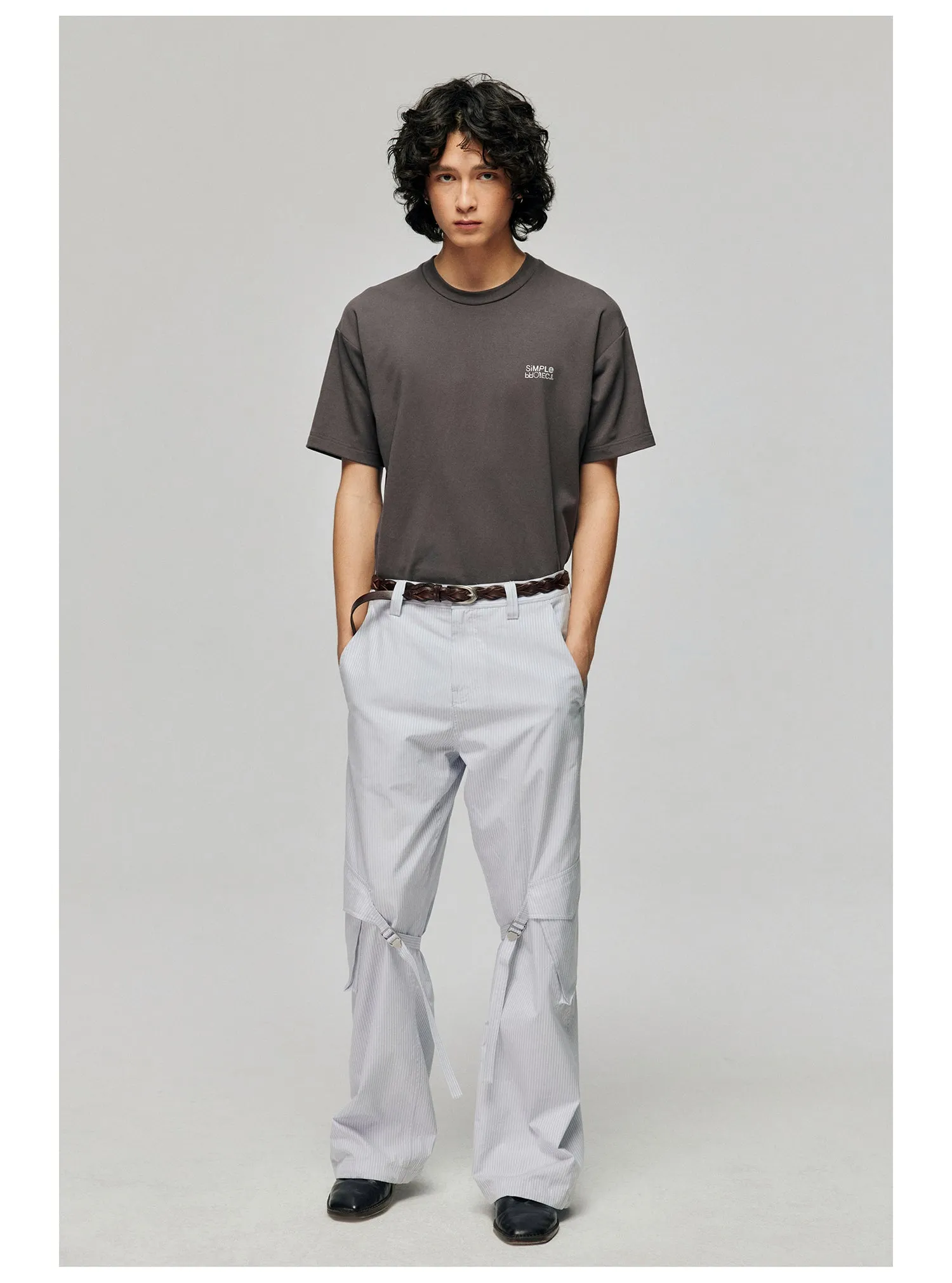 Adjustable strap casual pants