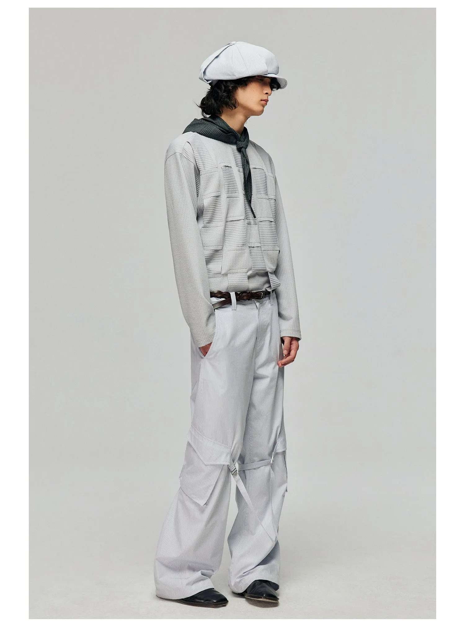 Adjustable strap casual pants