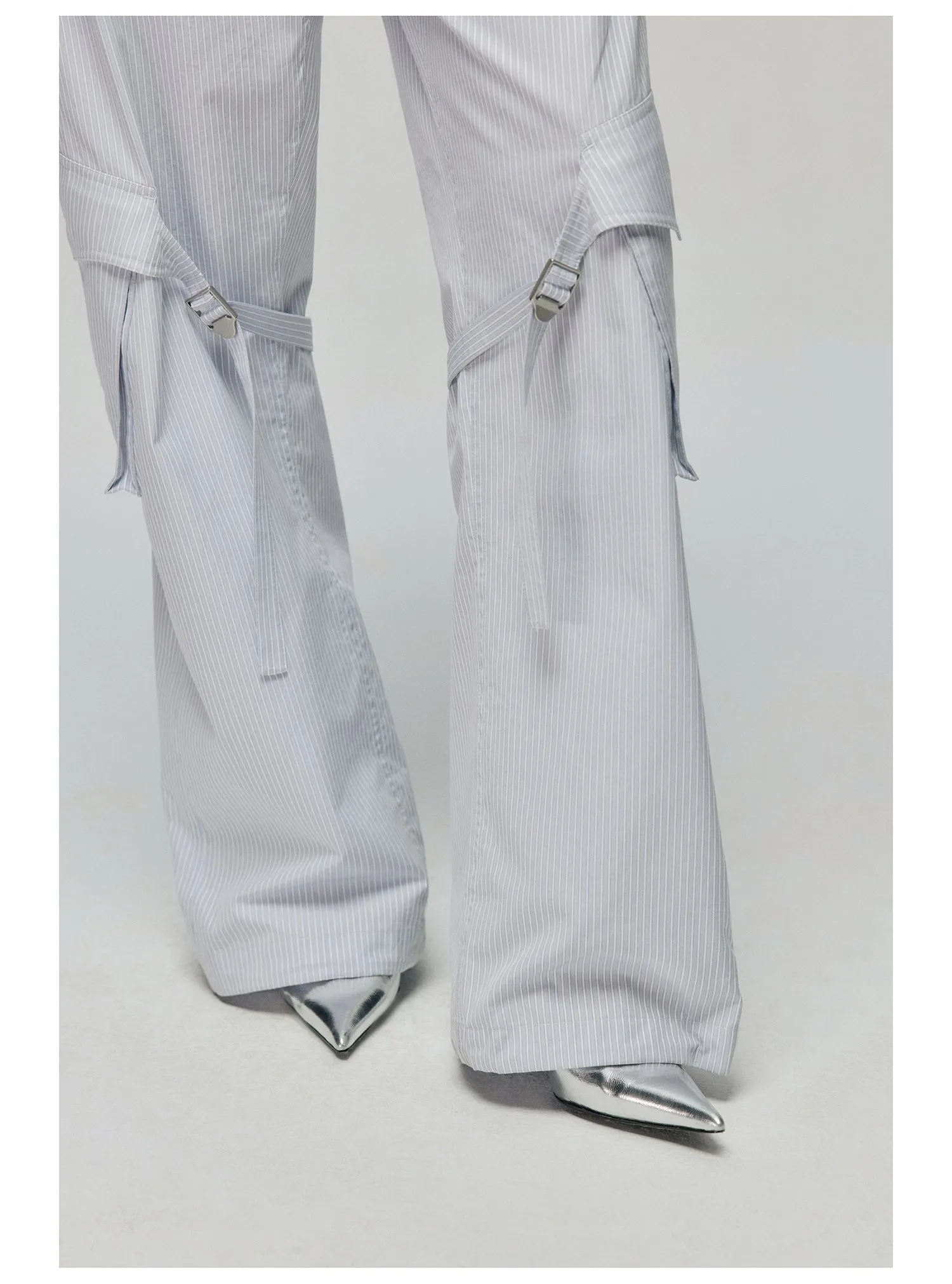Adjustable strap casual pants
