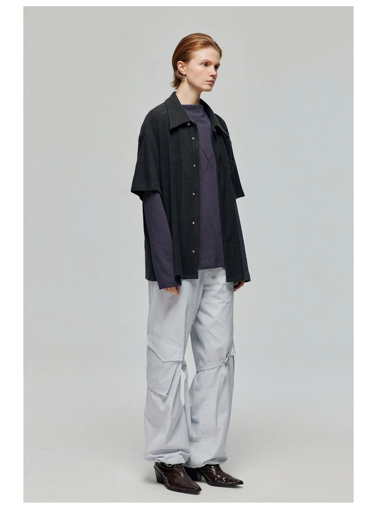 Adjustable strap casual pants