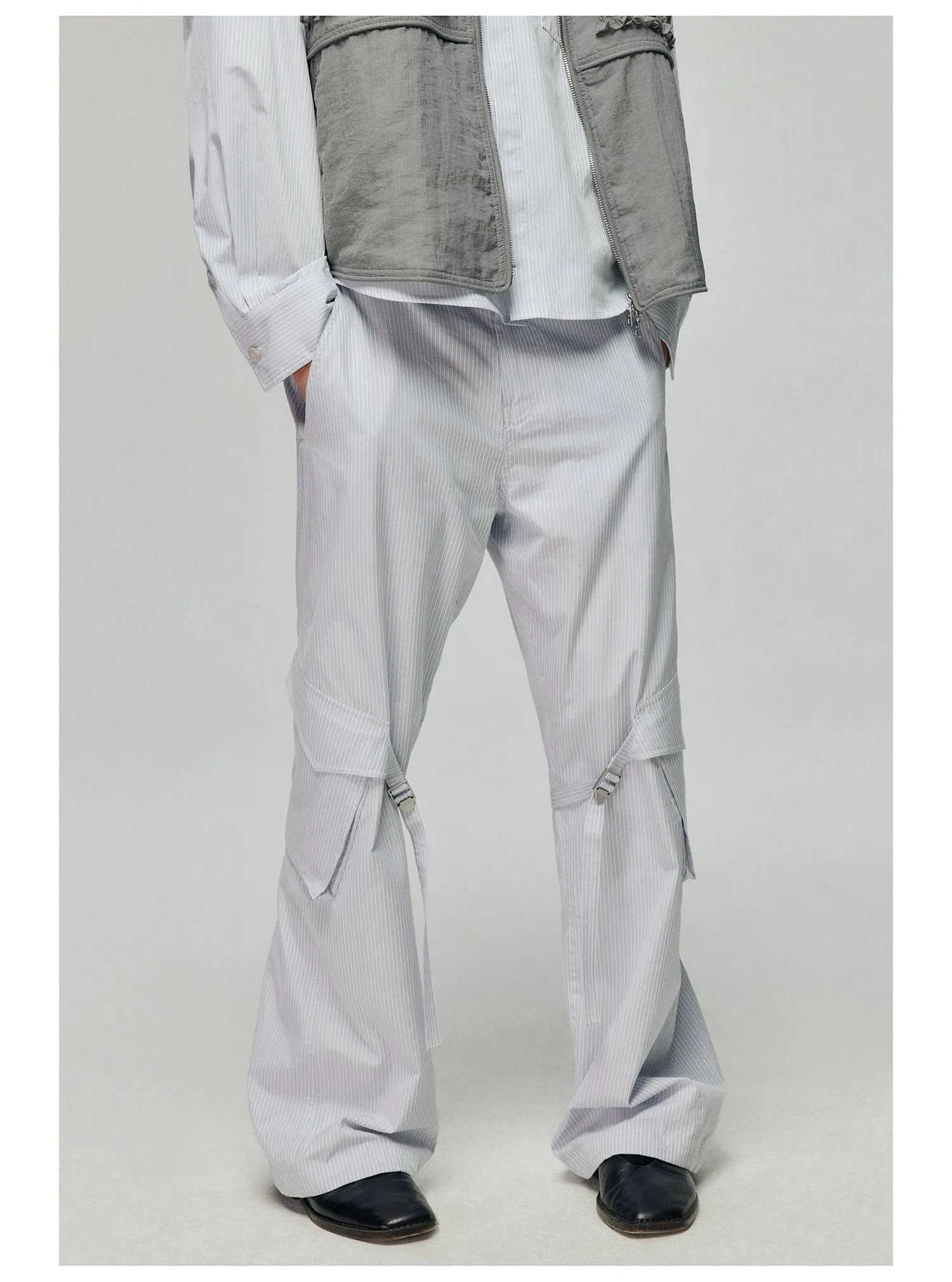 Adjustable strap casual pants