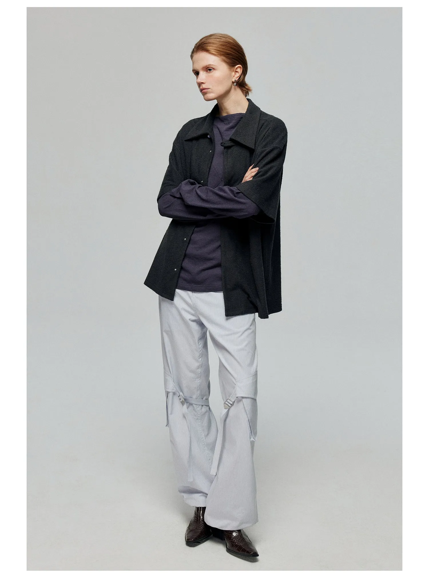 Adjustable strap casual pants
