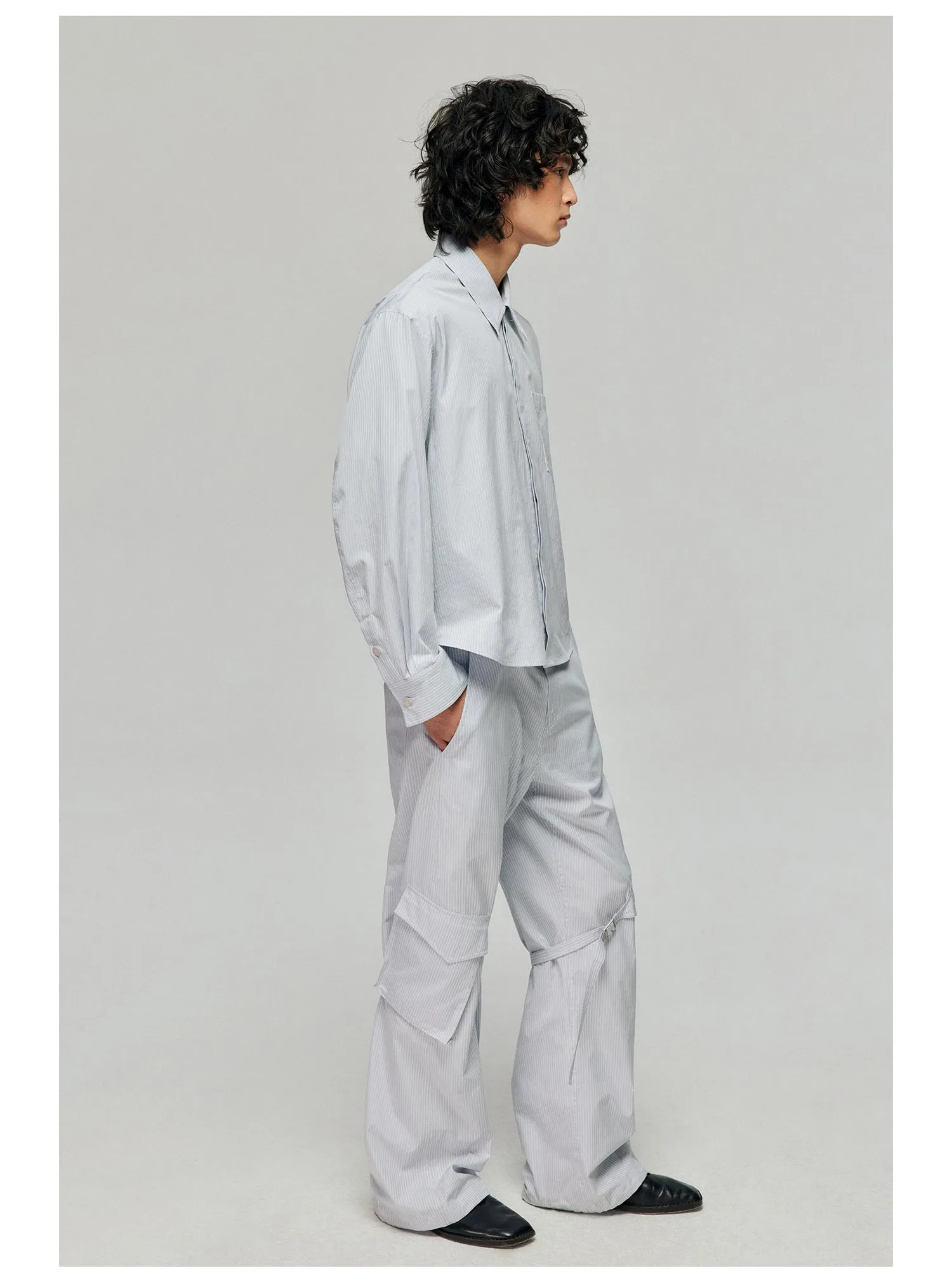 Adjustable strap casual pants