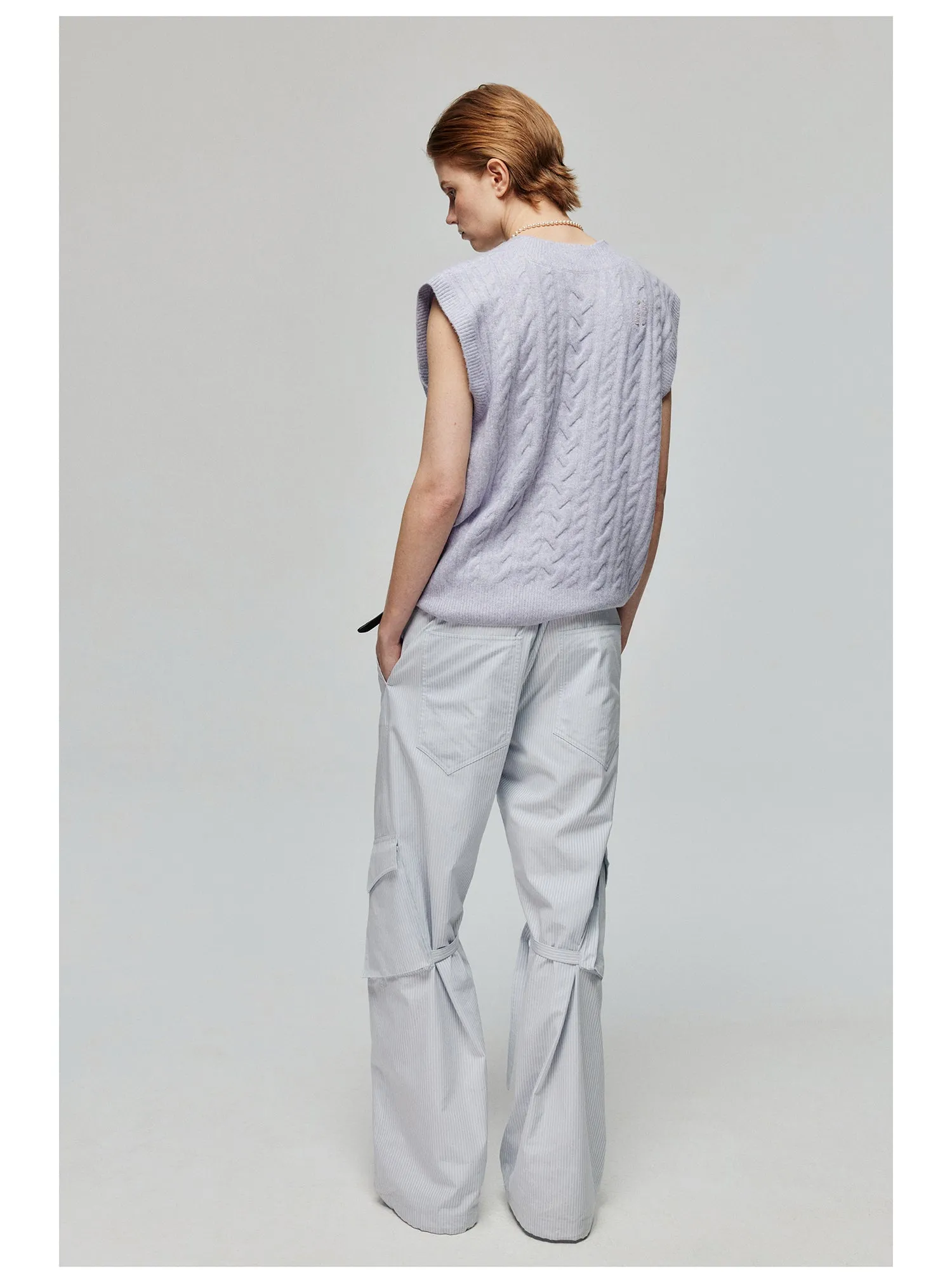 Adjustable strap casual pants