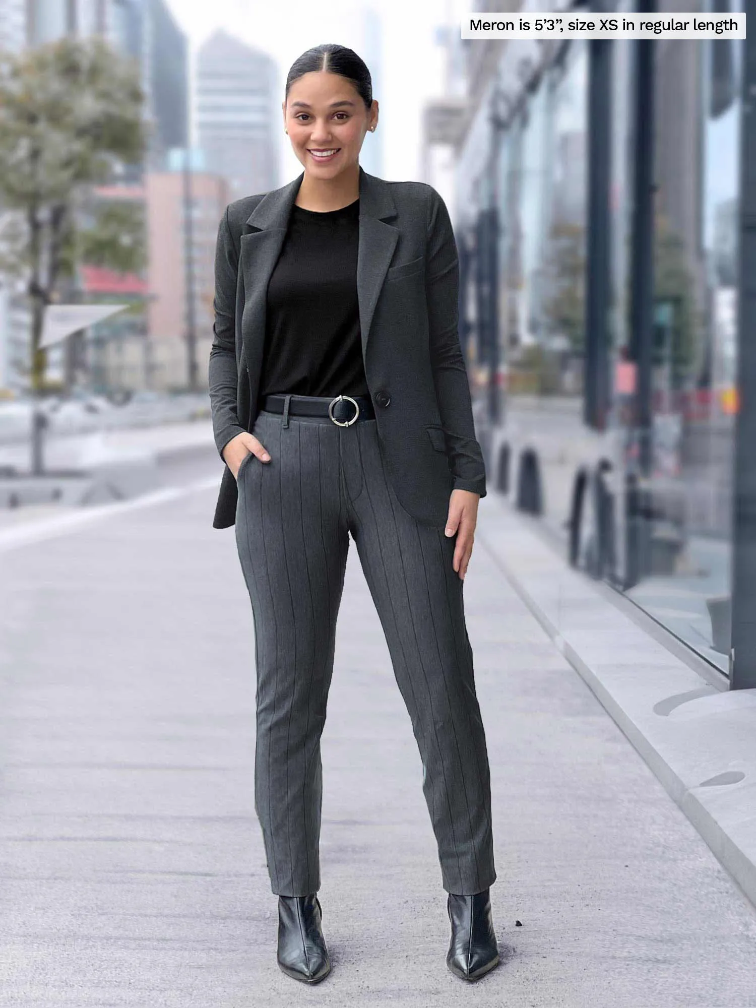 Asia mid-rise slim pant - fall colours - FINAL SALE