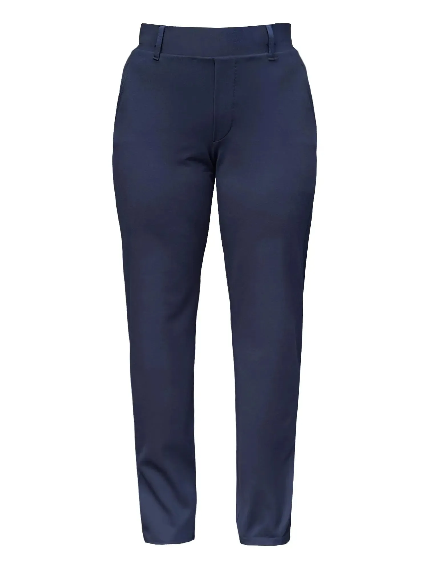 Asia mid-rise slim pant
