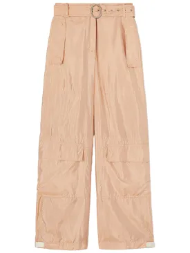 Belted Relaxed Fit Pants