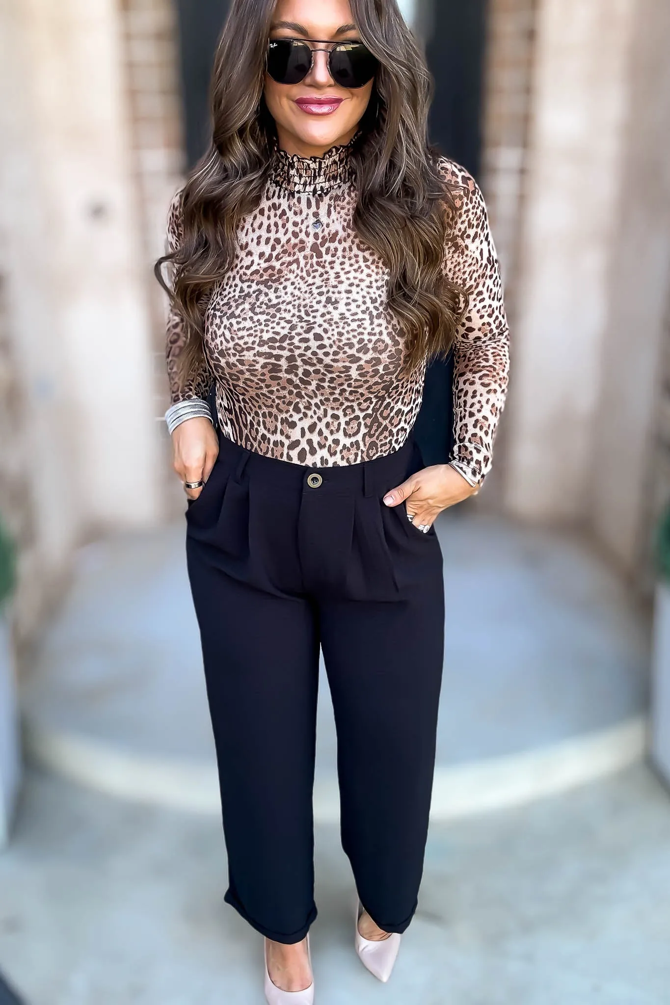 Black High Waisted Airflow Pants