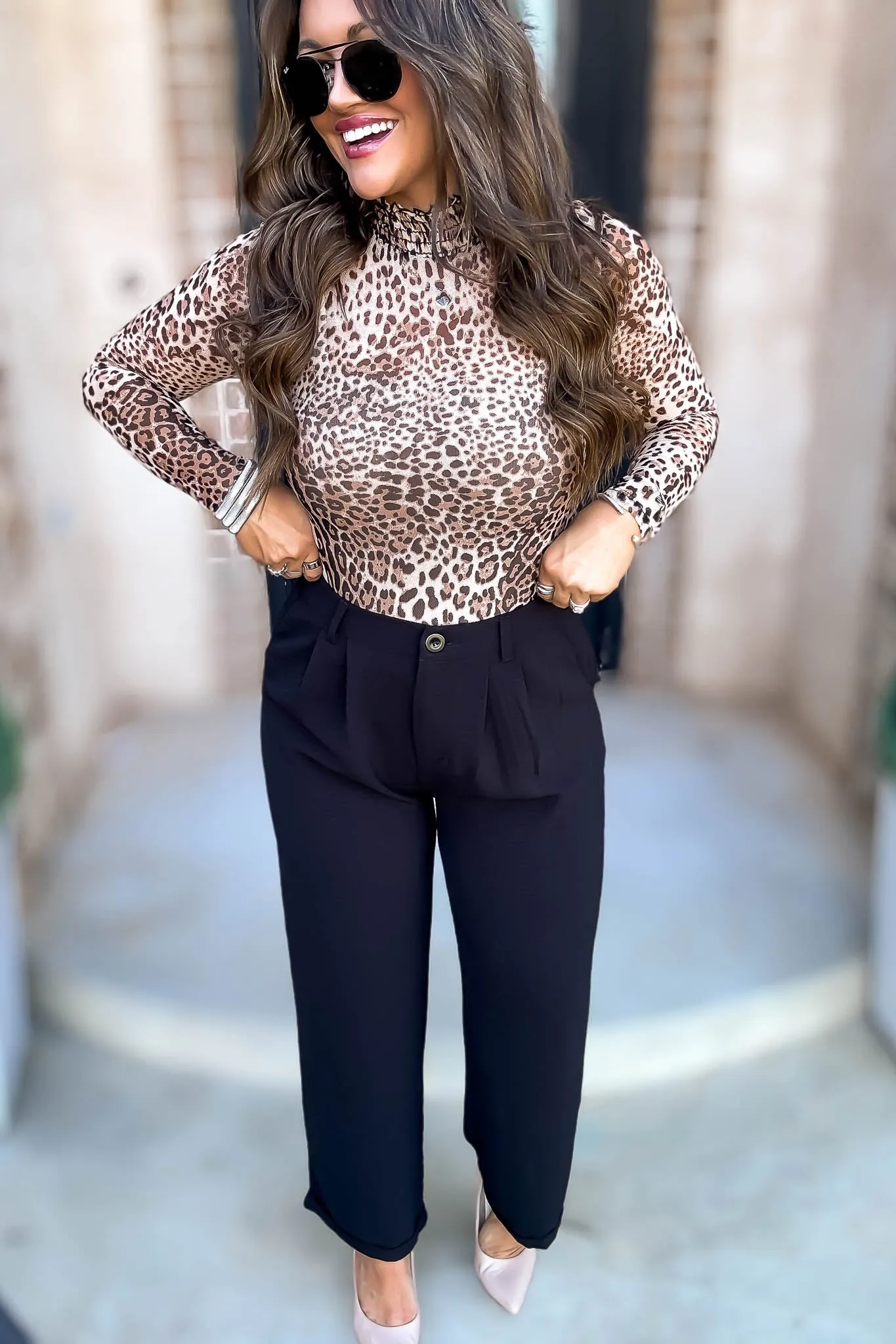 Black High Waisted Airflow Pants