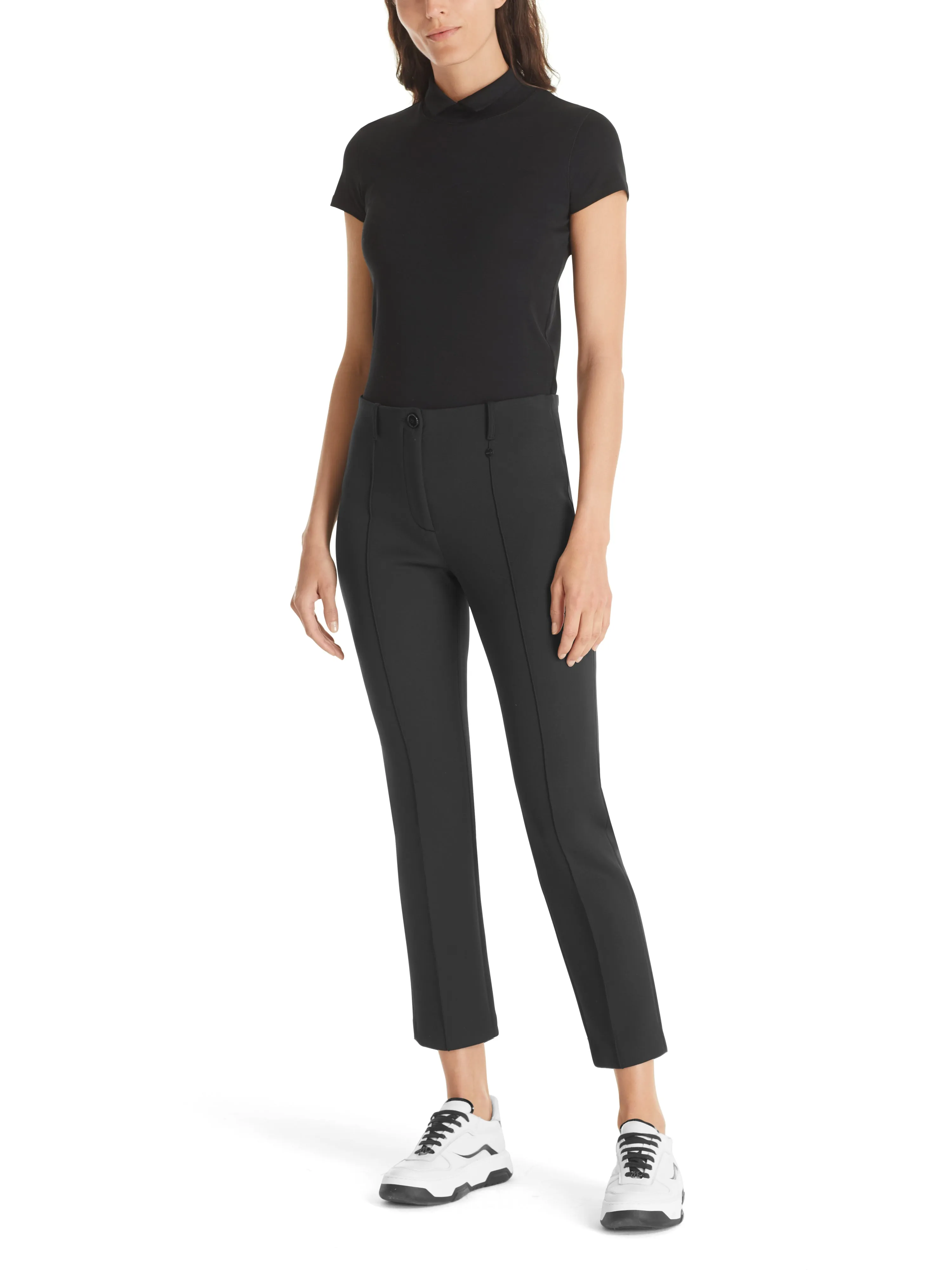 Black Sydney Slim Leg Stretch Pants
