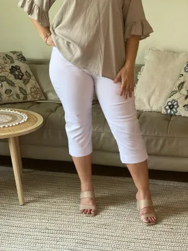Bryton White Stretch Pants