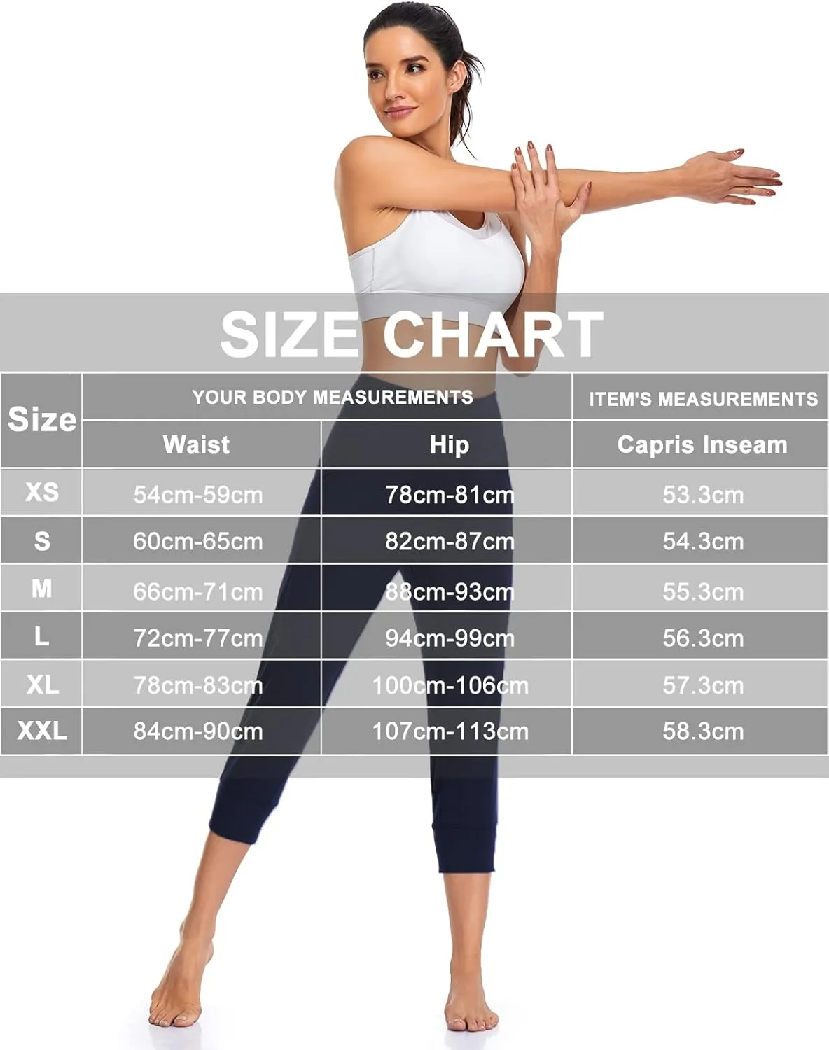Buttery Soft Women's Yoga Joggers Pants/Capris 4 Pockets High Waist Lightweight Sweatpants Running Lounge Pants
