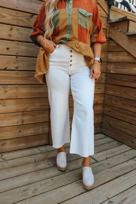 Call the Shots Button Fly Pant - 2 Colors