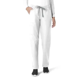 Carhartt Force Essentials Unisex Elastic Waist Cargo Scrub Pant - White