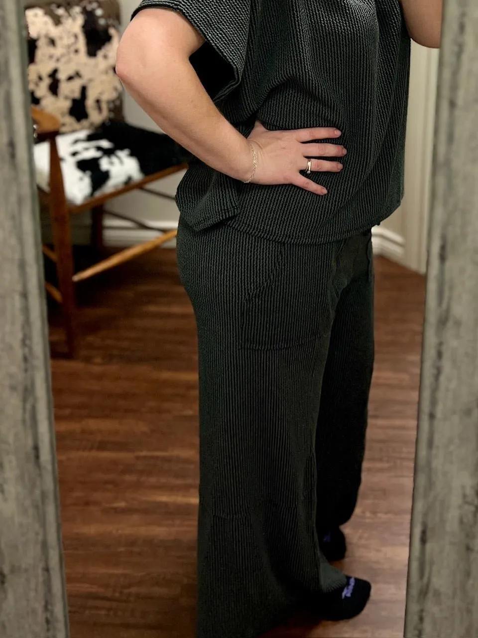 Charcoal Kick Back Lounger Pants