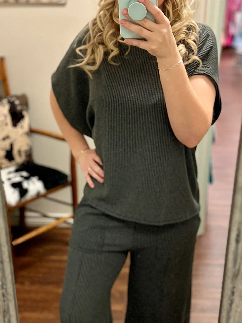 Charcoal Kick Back Lounger Pants