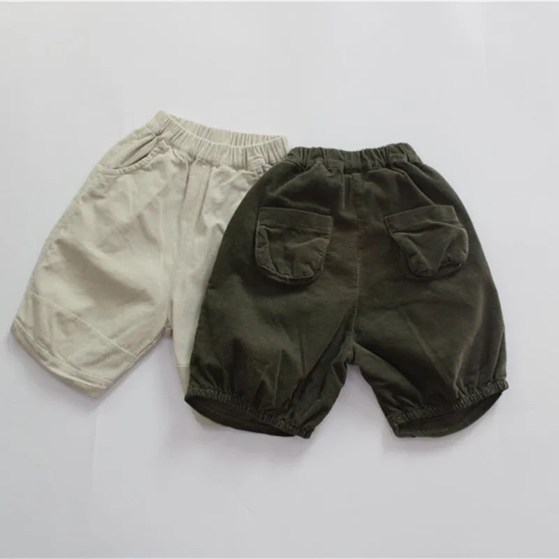 Corduroy Calf-length Trousers