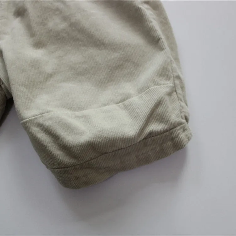 Corduroy Calf-length Trousers