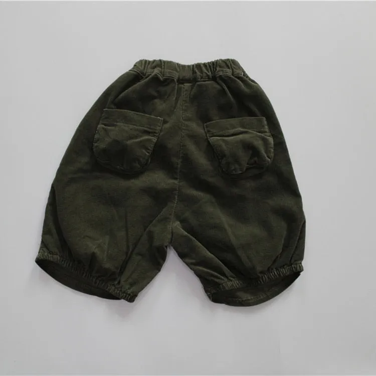 Corduroy Calf-length Trousers