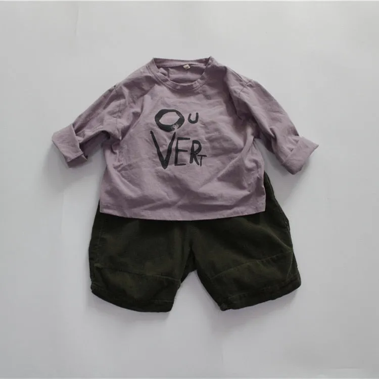 Corduroy Calf-length Trousers