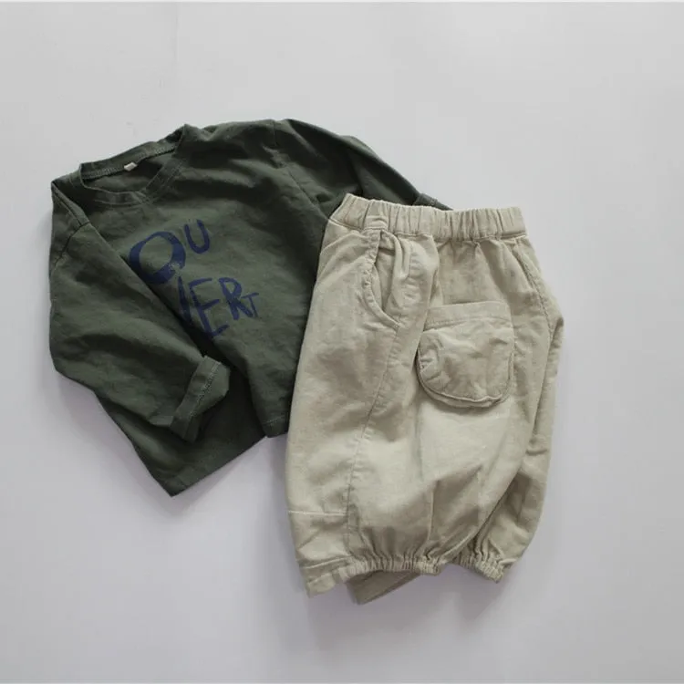 Corduroy Calf-length Trousers