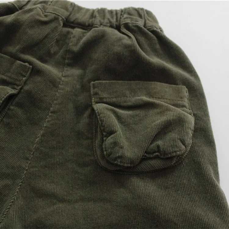 Corduroy Calf-length Trousers