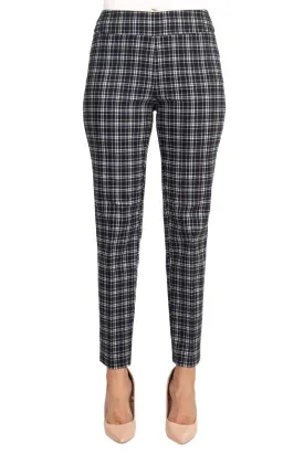 Counterparts Banded Waist Printed Pencil Cut Pull-on Rayon Pant