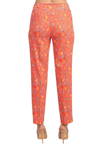 Counterparts Mid Banded Waist Multi Print Stretch Rayon Pants