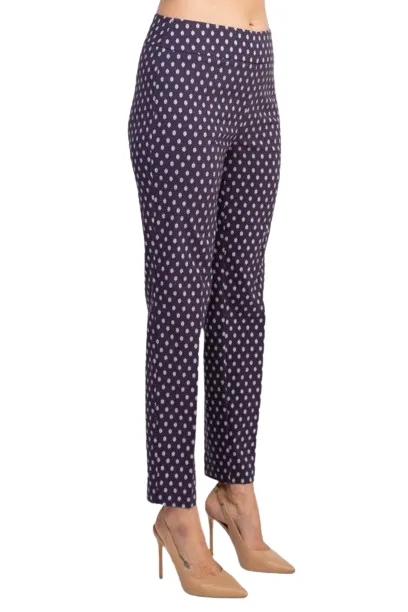 Counterparts Mid Banded Waist Multi Print Stretch Rayon Pants