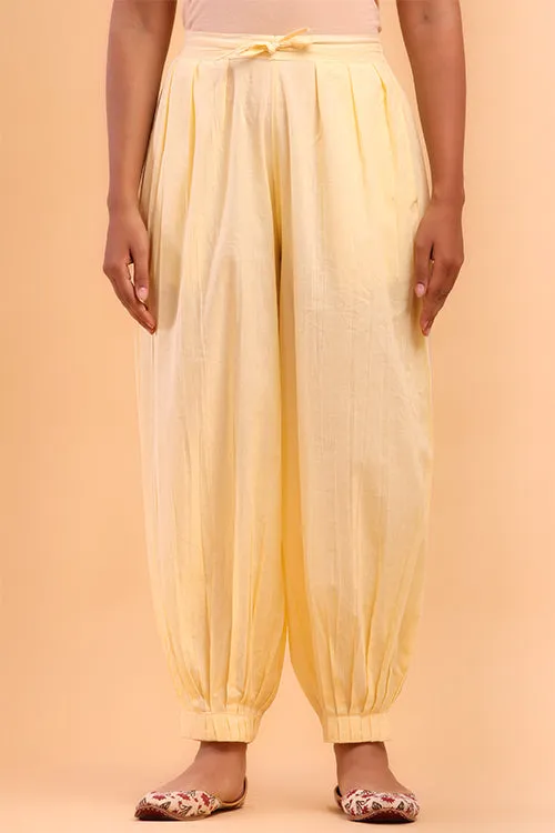 Cream Afghani Pant