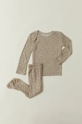 Cream Floral Sleeper