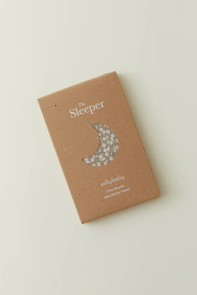 Cream Floral Sleeper