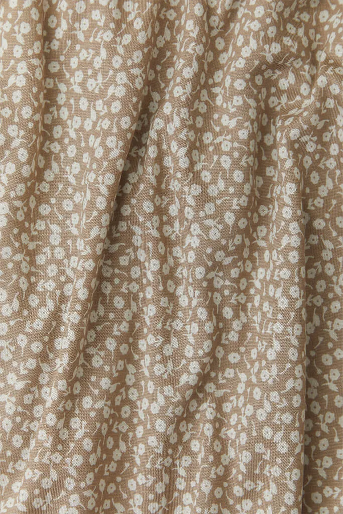 Cream Floral Sleeper