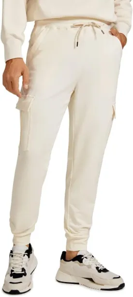 CRZ YOGA Men's Cargo Joggers Pants - 29" Cotton Lightweight Casual Lounge Athletic Workout Sweatpants with Pockets