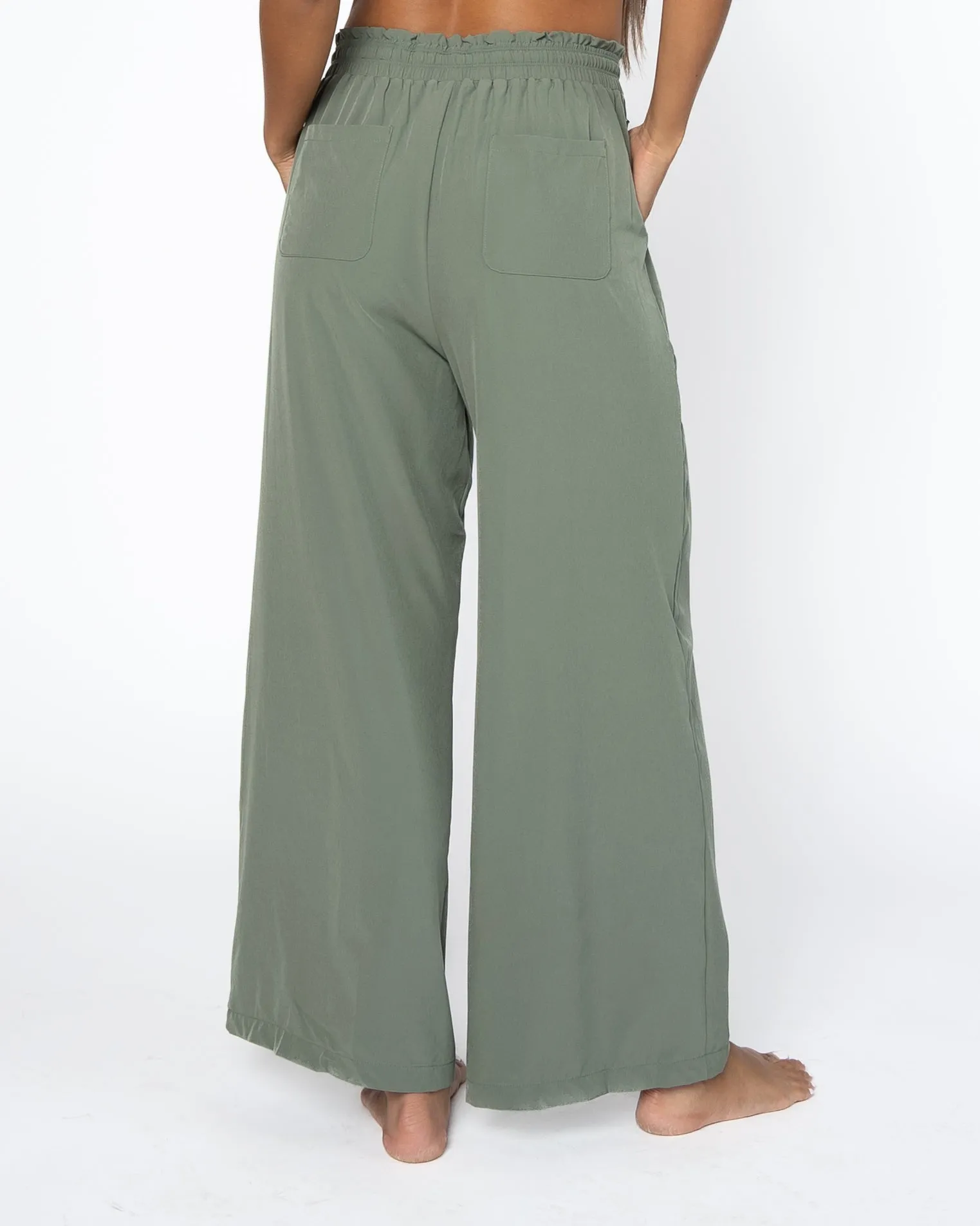 Destination Drawstring Pants (Multi-Length) - Olive - FINAL SALE