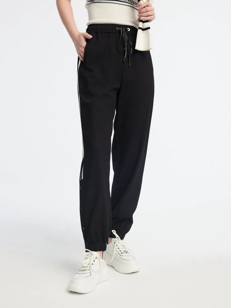EP YAYING high-waisted tapered pants