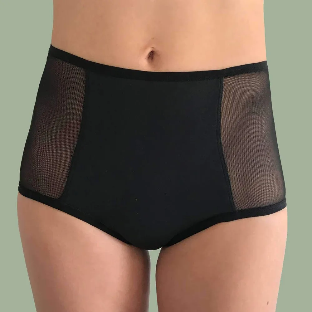 FLUX Hi-Waist Period Pants Full Absorbency - Black