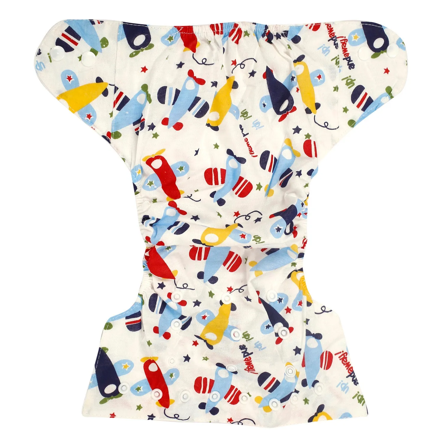 Flying Planes Multicolour Reusable Diaper