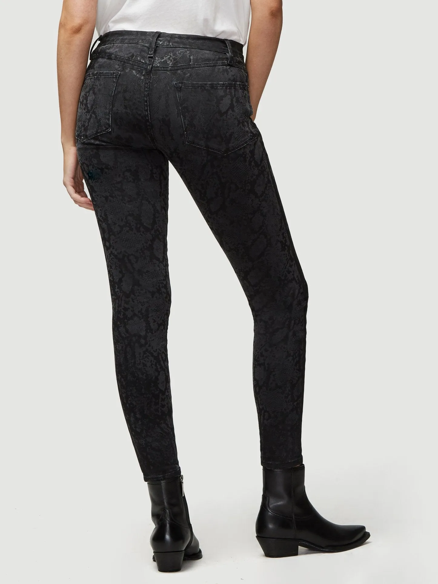 FRAME - Le Skinny Jeans De Jeanne Tonal Python
