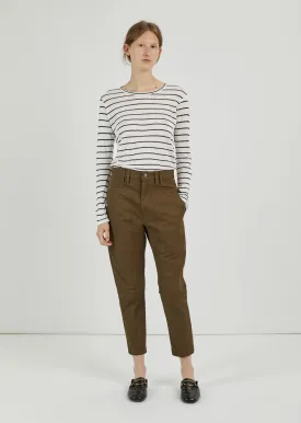 Griff High Waisted Gabardine Pant