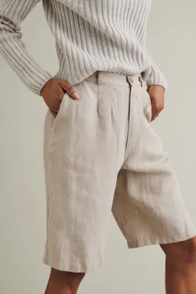 Heisala Bermuda Shorts Beige