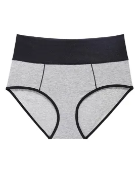 High Waist Skinny Color Block Panties