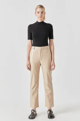 High-Waisted Faux Leather Pants