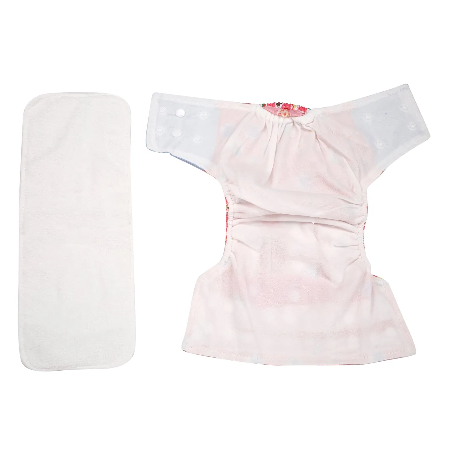 I Love Animals Blue And Pink Reusable Diaper