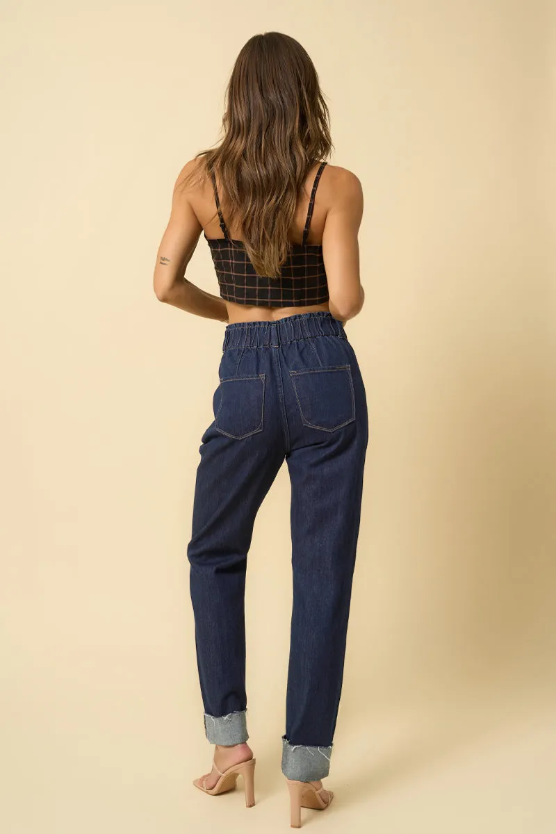 Insane High Waisted Slouchy Denim Pants