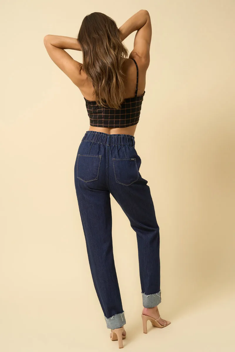 Insane High Waisted Slouchy Denim Pants