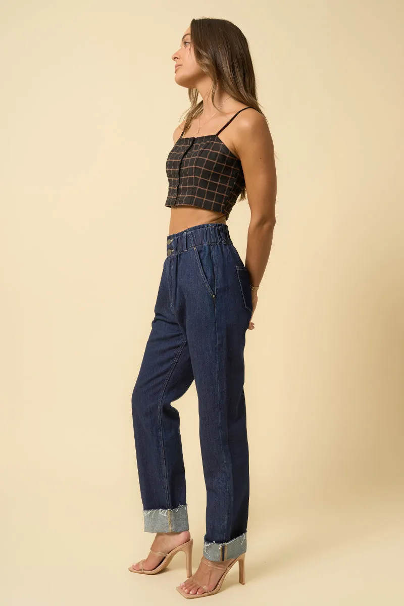Insane High Waisted Slouchy Denim Pants
