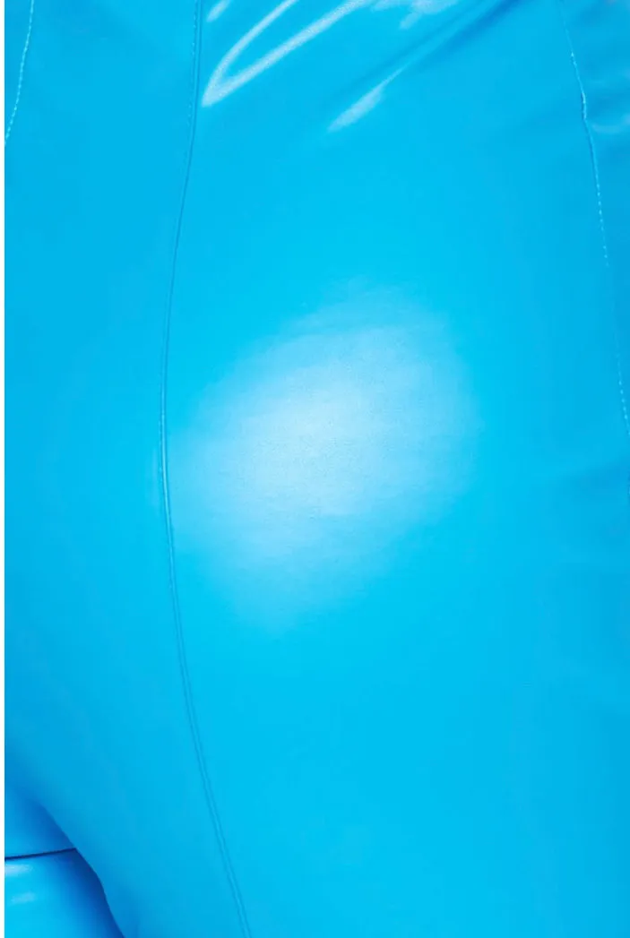 It’s Electric Boogie Blue Leather Pants