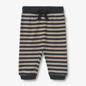 Jersey Pants Leo - navy stripe