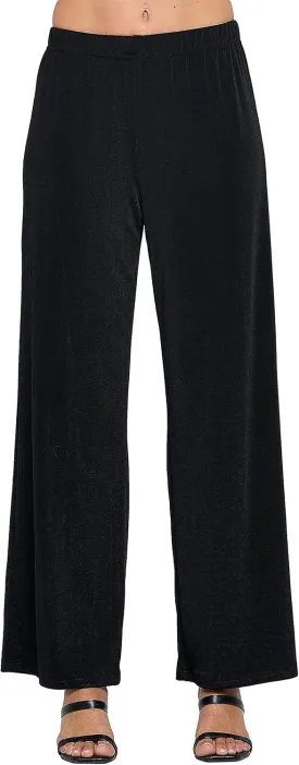 Jostar Women's Casual Flared Pants - Elastic Waist Flare Leg Soft Lounge Trouser